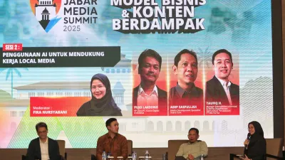 Sejumlah media ternama di Jawa Barat berkumpul dalam Jabar Media Summit 2025, Kamis (11/9). (Sumber: Istimewa | Foto: Istimewa)