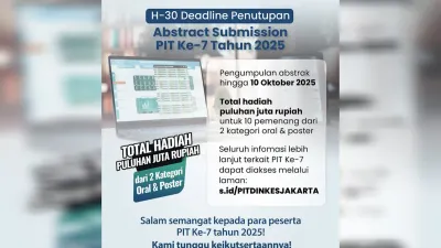 Pendaftaran sampai Oktober! Dinkes Buka Kompetisi PIT 2025 Berhadiah Jutaan Rupiah! 