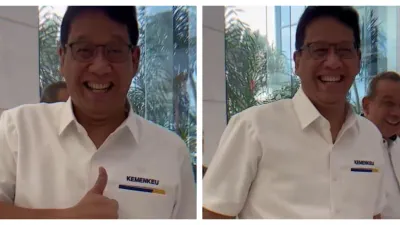 Momen Menkeu Purbaya Yudhi Sadewa Pamer Seragam Baru (Sumber: TikTok @purbayayudhis)