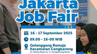 Catat Ya! Pemprov DKI Jakarta Melalui Dinasker Gelar Jobfair 2 Hari di Jakbar: Cara Resigistrasi dan Dokumen