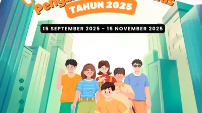 Pendaftaran penyandang disabilitas tahun 2025 pada tanggal 15 September 2025 - 15 November 2025 (Sumber: Instagram @pusdatinkesosdki | Foto: Instagram @pusdatinkesosdki)
