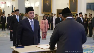 Erick Thohir Digeser jadi Menpora, Kursi Menteri BUMN Kosong, Siapa Penggantinya?
