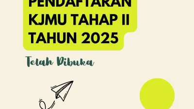 Hanya 5 Hari! Pendaftaran KJMU Tahap II Tahun 2025 Dibuka Besok, CEK Info Lengkap Pendaftaran dan Alur di Sini