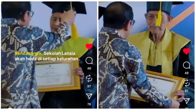 Bangga! 1.618 Lansia Resmi Diwisuda Setelah 10 Bulan belajar di Sekolah Lansia 