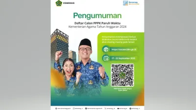 Kemenag: Seleksi PPPK Paruh Waktu Gratis, Waspada Penipuan