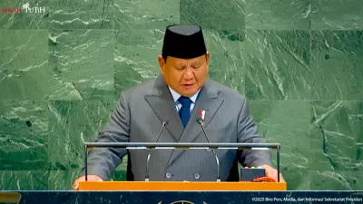 Viral! Bahas soal Kemerdekaan Palestina di Sidang PBB, Mic Presiden Prabowo Mendadak Mati, Diduga Sabotase dari Pihak Israel