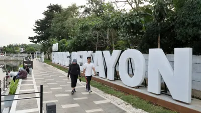 Embung Pekayon, Rekomendasi Tempat Jogging di Jakarta Timur. (Sumber: beritajakarta.id)