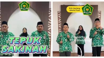 Kemenag Akhirnya Beri Penjelasan soal Yel-yel Tepuk Sakinah untuk Calon Pengantin yang Viral di Medsos, Begini Katanya