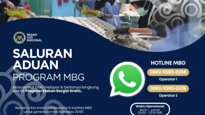 Ingin Berikan Aduan Soal MBG? Ini 2 Nomor Hotline Resmi dari BGN