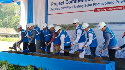 PLTS Terapung Saguling akan menjadi salah satu PLTS terapung terbesar di Indonesia setelah PLTS Terapung Cirata. (Sumber: Ist)