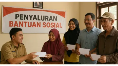 Ilustrasi. Bantuan Sosial (bansos) (Sumber: Generative AI)
