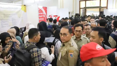 Job Festival di Jakarta Pusat mulai hari ini Selasa 30 September hingga 2 Oktober 2025 (Sumber: beritajakarta.id | Foto: beritajakarta.id)