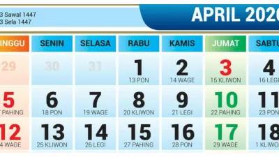 3 April 2026 Libur Apa? Cek Kalender Nasional, Ada Peluang Long Weekend Lho!