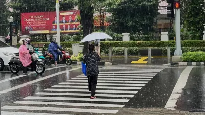Informasi seputar prediksi cuaca DKI Jakarta pada Kamis, 2 April 2026 dari Badan Meteorologi, Klimatologi, dan Geofisika (BMKG). (Sumber: Beritajakarta.id | Foto: Beritajakarta.id)