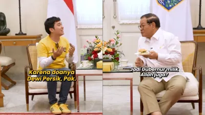 Pertemuan Pramono Anung dan Aldi Taher di Balai Kota Jakarta. (Sumber: Instagram.com/@dkijakarta)
