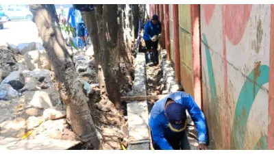 Upaya Atasi Genangan saat Curah Hujan Tinggi, Pembangunan Saluran Air di Jalan Raya Kelapa Hybrida Akhirnya Selesai