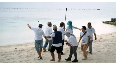 Disparekraf DKI Jakarta Gelar Kegiatan PWP Bersama Konten Kreator di Kepulauan Seribu (Sumber: beritajakarta.id)