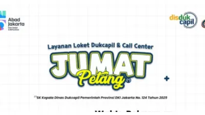 Layanan Loket Dukcapil DKI Jakarta dan Call Center Jumat Petang Dibuka Kembali Besok, Berikut Waktu dan Lokasi Pelayanannya
