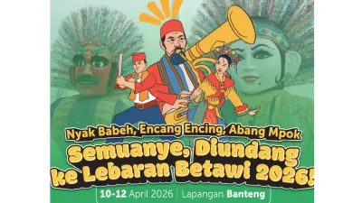 Lebaran Betawi 2026 Digelar Sore Ini, Berikut 5 Titik Kantong Parkir di Kawasan Lapangan Banteng