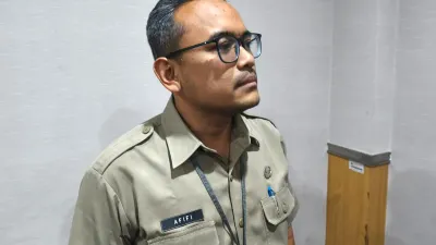 Ketua Subkelompok Peraturan Perundang-Undangan Bidang Kesejahteraan Rakyat Biro Hukum Setda DKI Jakarta, Afifi. (Sumber: beritajakarta.id | Foto: beritajakarta.id)