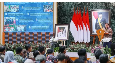 Gubernur DKI Jakarta Pramono Anung Buka Musrenbang Rencana Kerja Pemerintah Daerah Provinsi DKI Jakarta Tahun 2027. (Sumber: beritajakarta.id)