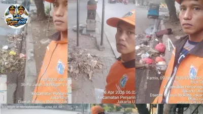 Mukhlisin, Petugas PPSU. (Sumber: Instagram.com/@pram.doel)