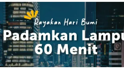 Rayakan Hari Bumi 2026, Pemprov DKI Jakarta Imbau Masyarakat untuk Padamkan Lampu Selama 1 Jam, Catat Jadwalnya