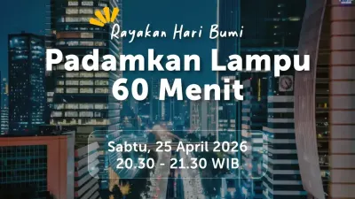 Tanggal 25 April Peringati Hari Bumi Sedunia, Pemprov DKI Jakarta Ajak Masyarakat Matikan Lampu 60 Menit Saja! 