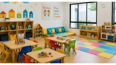 Ilustrasi. Daycare (Sumber: Generative AI)