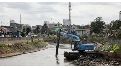 Antisipasi Banjir Jakarta saat Curah Hujan Tinggi, Normalisasi Sungai Ciliwung Dikebut