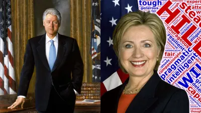 Bill Clinton dan Hillary Clinton. (Sumber: Pixabay/johnhain/WikiImages)