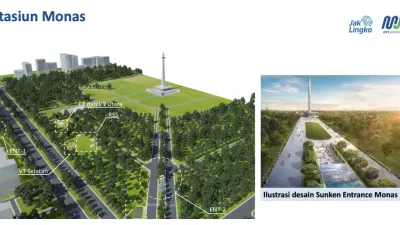 UPDATE Progres MRT Jakarta Fase 2A Bundaran HI-Monas Sudah Capai 91 Persen, Siap Beroperasi Mulai 2027