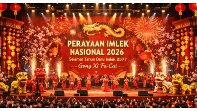Jelang Perayaan Imlek Nasional 2026, Pemprov DKI Jakarta Siapkan Berbagai Atraksi dan Layar LED di Sejumlah Titik