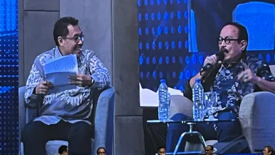 Narasumber pada acara diskusi Profesionalisme Penegakan Hukum dan Pengaruhnya Bagi Iklim Usaha di Jakarta, Rabu (4/2). (Dok Ist)