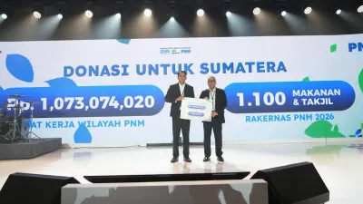 Lebih dari Sekadar Bisnis, PNM Donasikan Rp 1 Miliar untuk Masyarakat Aceh di Rakernas 2026