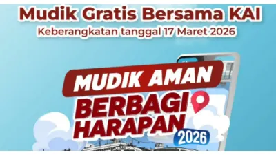 Mudik Gratis 2026 Bersama PT KAI (Sumber: Instagram @kai121_)