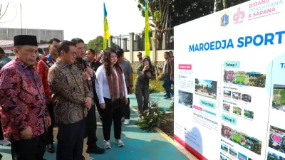 DKI Jakarta Punya Taman Baru! Pramono Anung Resmikan Maroedja Sport Park, Punya Forest Cafe hingga Playground