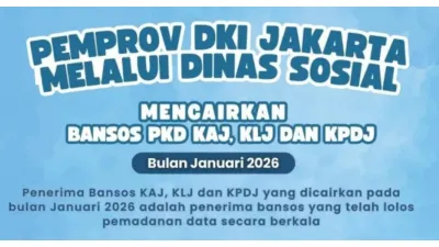 Bansos PKD KAJ, KLJ, dan KPDJ Periode Januari 2026 Cair (Sumber: Instagram @dinsosdkijakarta)