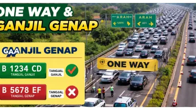 Kemenhub Terapkan Sistem One Way-Ganjil Genap di Tol saat Mudik dan Arus Balik Lebaran 2026, Catat Jadwalnya