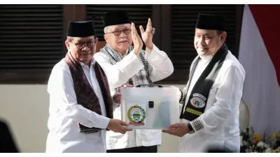 Gubernur DKI Jakarta, Pramono Anung menghadiri Silaturahmi Akbar Kaum Betawi, Minggu (15/2). (Sumber: beritajakarta.id)