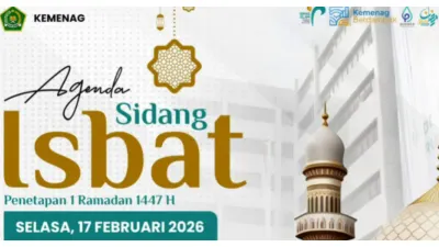 Jadwal dan Link Live Streaming Sidang Isbat Penentuan 1 Ramadan 2026 Malam Ini Dimulai Jam 16.30 WIB, Tinggal Klik