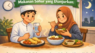 Beberapa menu sahur ternyata tidak dianjurkan untuk dikonsumsi karena dapat menyebabkan tubuh cepat lapar dan haus (Sumber: Generate by AI | Foto: Generate by AI)