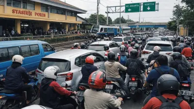 Ilustrasi. Evakuasi KA Bandara Soetta vs Truk Trailer masih berlangsung di lokasi kejadian pada Jumat, 20 Februari 2026. (Sumber: generate by AI | Foto: generate by AI)