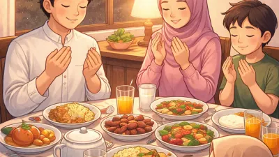 Ilustrasi. Ada banyak amalan ketika sahur yang dianjurkan dalam Islam dan memiliki pahala besar jika dilakukan dengan niat yang ikhlas. (Sumber: Generate by AI | Foto: Generate by AI)