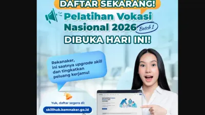 Program Pelatihan Vokasi Nasional Batch 1 untuk siswa SMA dan SMK dari Kemnaker (Sumber: Instagram Kemnaker | Foto: Instagram Kemnaker)