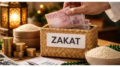 Ilustrasi. Zakat (Sumber: Generative AI)
