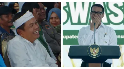 Viral! Saat Mentan Andi Amran Sulaiman Salah Sebut Gubernur Jabar Dedi Mulyadi jadi Ridwan Kamil, Sampai Tutup Mulut dan Ucap Ini