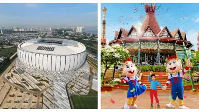 Jakarta International Stadium (JIS) dan Ancol (Sumber: jakarta-tourism.go.id dan ancol.com)