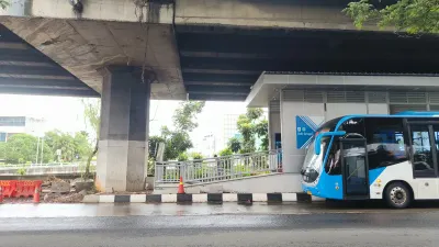 Lokasi Halte Transjakarta Kali Grogol Arah Selatan Akan Dimodifikasi Imbas Pembangunan Flyover Latumenten