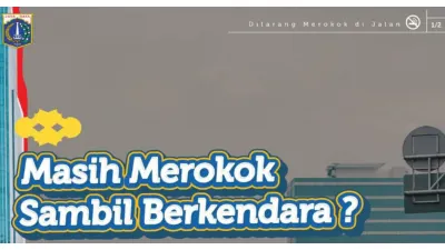 AWAS! Merokok Sambil Berkendara Ternyata Melanggar Aturan